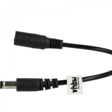 Muzikos instrumentų adapterio laidas, 2,1 mm nuolatinės srovės kištukas - 2,5 mm nuolatinės srovės lizdas, 20 cm