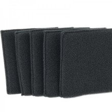 Foam filter (5 pcs) for wet/dry vacuum cleaners such as Einhell, replaces 2351134