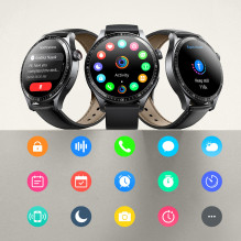Joyroom Classic Series JR-FC2 Pro Smartwatch with Call Answering Function - Dark Gray