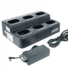 6-slot charger for Icom batteries BP-252