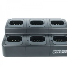 6-slot charger for Icom batteries BP-252