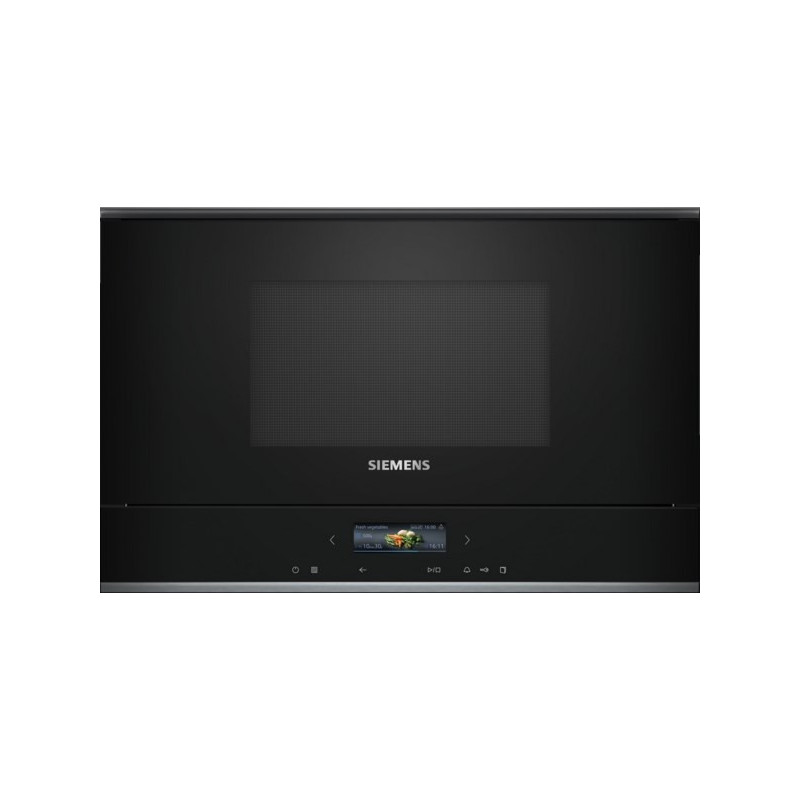 Siemens BF722R1B1 microwave Black Solo microwave Built-in 21 L 900 W