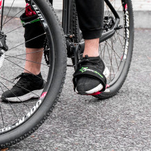 „Rockbros GZT1001BK“ dviračio pedalų dirželiai, 2 vnt. – juodi