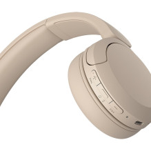 Sony WH-CH520 Headset Wireless Head-band Calls / Music USB Type-C Bluetooth Charging stand Cream