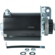 Starter for Briggs Stratton with 16 tooth steel pinion, 11-16 HP, replaces 393499, AM106883, 286702 etc.