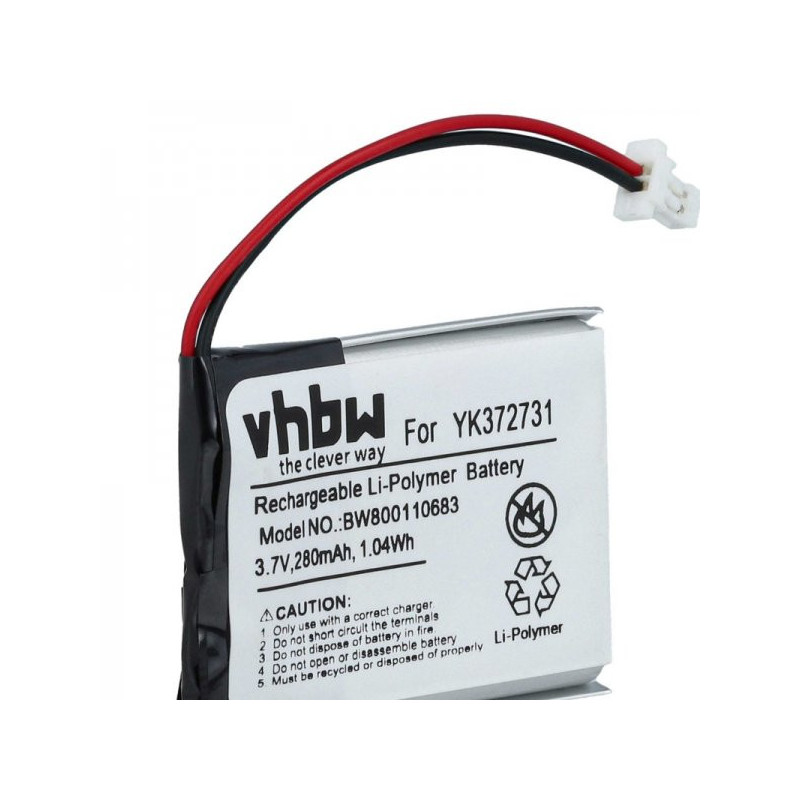 Battery for Golf Buddy Voice GPS Rangefinder ua 280mAh