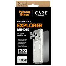 CARE by PanzerGlass Flagship Explorer 3-in-1 Case + Glass + Lens Protection Kit for iPhone 17 Pro