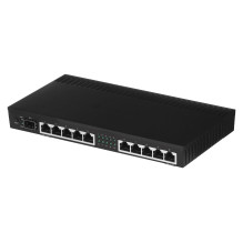 „Mikrotik RB4011IGS+RM“ laidinis maršrutizatorius, gigabito eternetas, juodas
