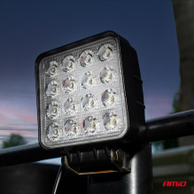 Lampa robocza LED szperacz AWL05 16 LED 12V 24V AMIO-01700