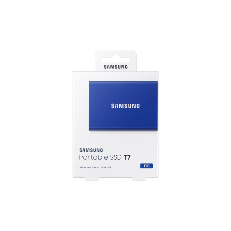 External SSD - Samsung Portable SSD T7 1 TB USB Type-C 1050 MB/s Blue