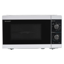 Mikrobangų Krosnelė - Sharp YC-MG01E-W, 20 L, 800 W, Juoda / Balta