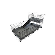 Cage - Cc Modular 4x2 + Loft 2x1 Gray Ramp