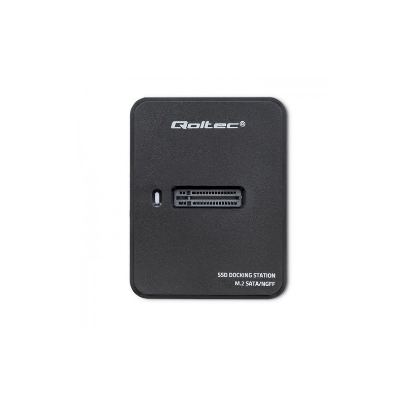 SSD Docking Station - Qoltec M.2 SATA NGFF USB Type-C 2.0 / 3.2 Gen 1