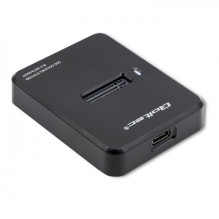 SSD Docking Station - Qoltec M.2 SATA NGFF USB Type-C 2.0 / 3.2 Gen 1