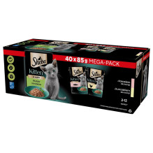 Wet Cat Food - Sheba Kitten Flavor Selection With Sauce
