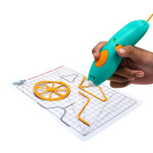 3D Rašiklis - 3Doodler Start Plus 0.77 mm Antgalis USB Įkroviklis Turkiška