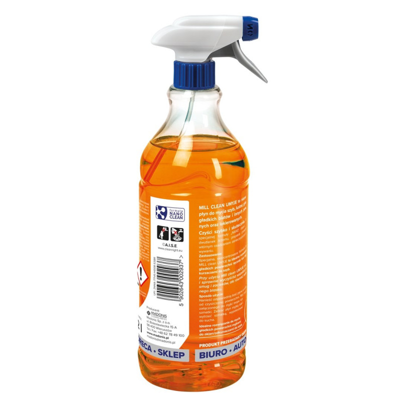 Stiklo Valiklis - Mill Clean Wash 1.22 L Apelsinų Kvapo