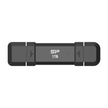 USB Atmintinė - Silicon Power DS72 1TB, USB Type-A / Type-C, Juoda
