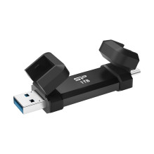 USB Atmintinė - Silicon Power DS72 1TB, USB Type-A / Type-C, Juoda