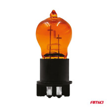 Halogen bulb PWY24W WP3.3x14.5-4 Amber 12V 24W AMIO-04410