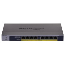 NETGEAR GS108PP nevaldomas gigabito eternetas (10 / 100 / 1000) maitinimas per eternetą (PoE), juodas NETGEAR GS108PP nevaldomas gigabito eternetas (10 / 100 / 1000) maitinimas per eternetą (PoE), juodas