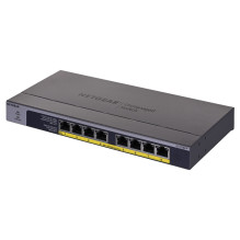 NETGEAR GS108PP nevaldomas gigabito eternetas (10 / 100 / 1000) maitinimas per eternetą (PoE), juodas NETGEAR GS108PP nevaldomas gigabito eternetas (10 / 100 / 1000) maitinimas per eternetą (PoE), juodas