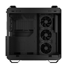 Dėklas, ASUS, TUF Gaming GT502 Horizon, MidiTower, Dėklo produkto savybės Skaidrus skydelis, Neįtrauktas, ATX, MicroATX,