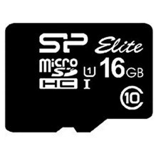 Atminties Kortelė - Silicon Power Elite 16GB MicroSDHC Class 10 UHS-I 85MB / s