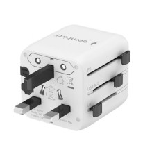 POWER ADAPTER TRAVEL / WHITE TPA-INT-01-W GEMBIRD