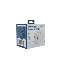 POWER ADAPTER TRAVEL 20W / WHITE TPA-1A2C20-01-W GEMBIRD