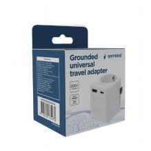POWER ADAPTER GROUNDED 20W / WHT TPA-EU1A1C20-01-W GEMBIRD