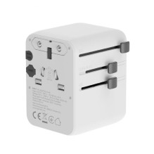 POWER ADAPTER TRAVEL 70W / WHITE TPA-2A3C70-01-W GEMBIRD
