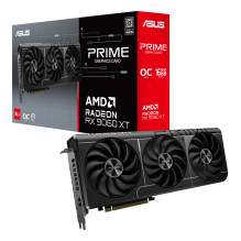 Graphics Card, ASUS, AMD Radeon RX 9060 XT, 16 GB, GDDR6, 128 bit, PCIE 5.0 16x, Triple slot Fansink, 1xHDMI, 2xDisplayP