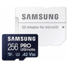 Memory card Samsung MicroSDXC 256GB PRO Ultimate with Adapter