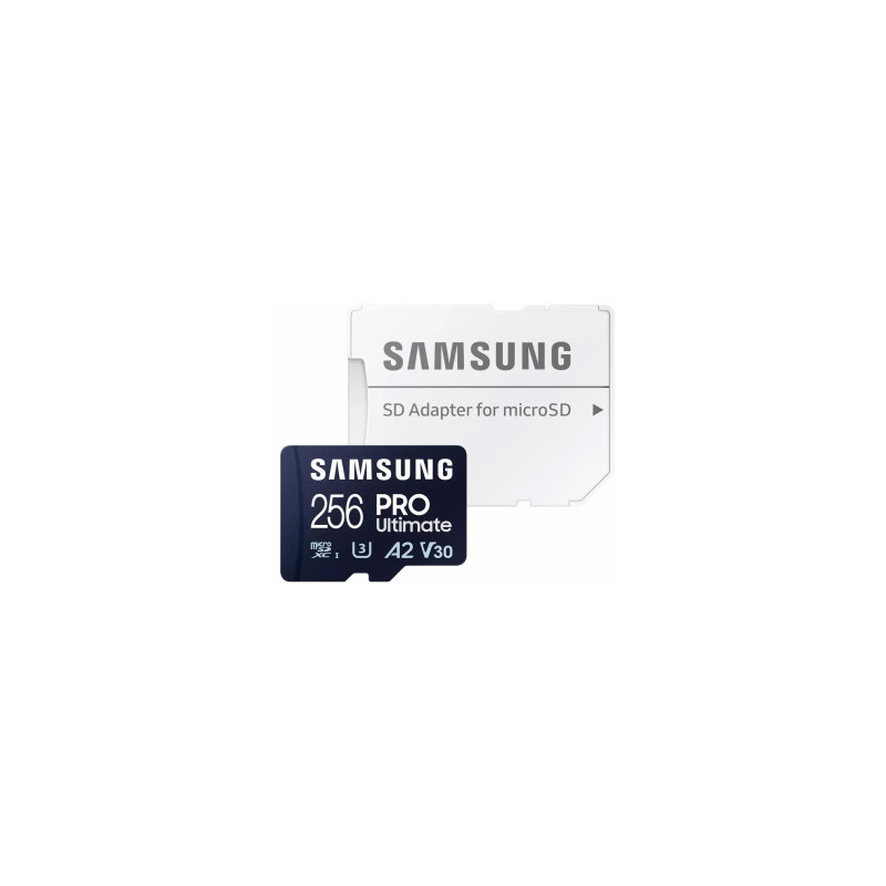 Memory card Samsung MicroSDXC 256GB PRO Ultimate with Adapter