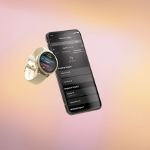 „Garmin Venu 4“ – 41 mm, mėnulio aukso spalvos su kauliniu silikoniniu dirželiu sportinis laikrodis „Garmin Venu 4“ – 41 mm, mėnulio aukso spalvos su kauliniu silikoniniu dirželiu sportinis laikrodis