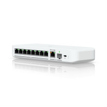 Komutatorius - UBIQUITI UniFi Flex 8x 2.5G, 1x 10G, Valdomas, Montuojamas Ant Sienos, Baltas