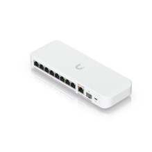 Komutatorius - UBIQUITI UniFi Flex 8x 2.5G, 1x 10G, Valdomas, Montuojamas Ant Sienos, Baltas