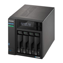 Tinklo Prijungtas Saugojimas - ASUSTOR LOCKERSTOR 4 Gen2 AS6704T Intel Celeron N5105 4GB RAM Juodas