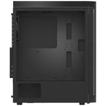 Case, ADATA, VALOR AIR PLUS MID, MidiTower, Case product features Transparent panel, ATX, MicroATX, MiniITX, Colour Blac
