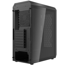 Case, ADATA, VALOR AIR PLUS MID, MidiTower, Case product features Transparent panel, ATX, MicroATX, MiniITX, Colour Blac