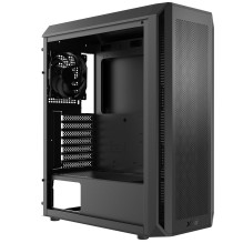 Case, ADATA, VALOR AIR PLUS MID, MidiTower, Case product features Transparent panel, ATX, MicroATX, MiniITX, Colour Blac