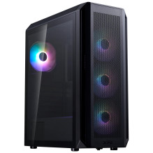 Case, ADATA, VALOR AIR PLUS MID, MidiTower, Case product features Transparent panel, ATX, MicroATX, MiniITX, Colour Blac