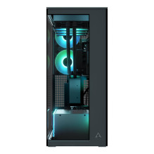 Case, ARCTIC, Xtender VG (Mirror Black), Case product features Transparent panel, Not included, Colour Black, ACPCC00019