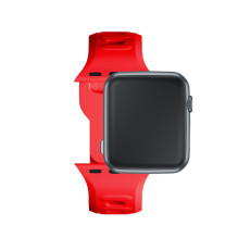 3mk silikoninis laikrodžio dirželis, skirtas Apple Watch 38 / 40 / 41 mm - raudonas 3mk silikoninis laikrodžio dirželis, skirtas Apple Watch 38 / 40 / 41 mm - raudonas