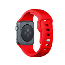 3mk silikoninis laikrodžio dirželis, skirtas Apple Watch 38 / 40 / 41 mm - raudonas 3mk silikoninis laikrodžio dirželis, skirtas Apple Watch 38 / 40 / 41 mm - raudonas