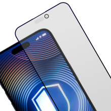 Grūdinto stiklo 3mk Hardglass Matt Max privatumas, skirtas Apple iPhone 15 Pro Max