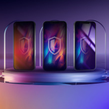 3mk Rainbow Privacy grūdintas stiklas, skirtas Apple iPhone 15 Pro