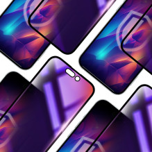 3mk Rainbow Privacy grūdintas stiklas, skirtas Apple iPhone 15 Pro