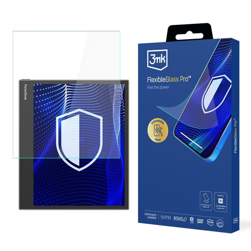 Hibridinis stiklas 3mk „FlexibleGlass Pro“, skirtas „PocketBook InkPad Eo“